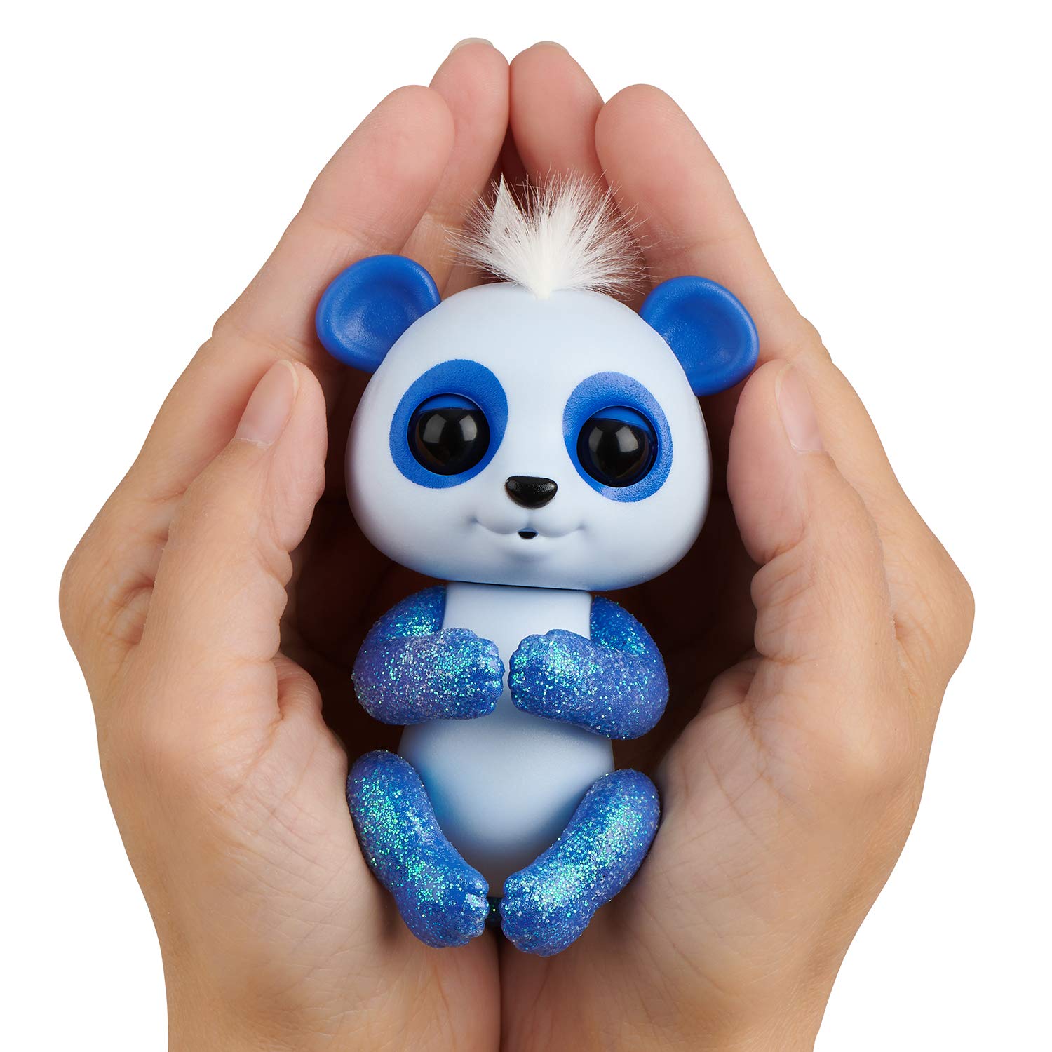 Fingerlings Glitter Panda Archie Blue Interactive Collectible