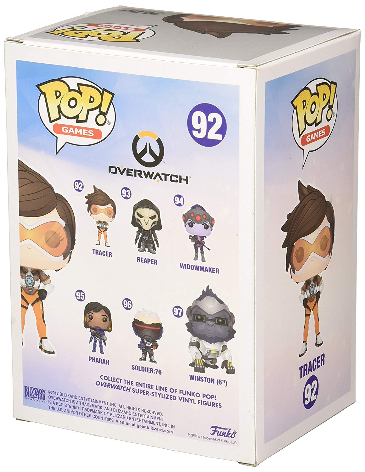 Overwatch Tracer Posh Funko Pop Vinyl Figure TopToy