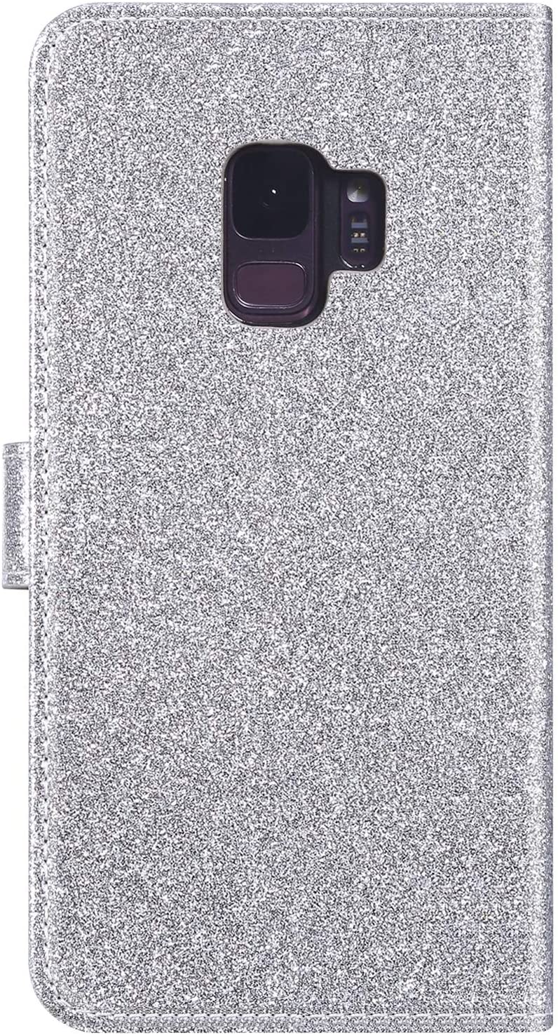 Morechioce Compatible With Galaxy S Case Pu Premium Leather Glitter