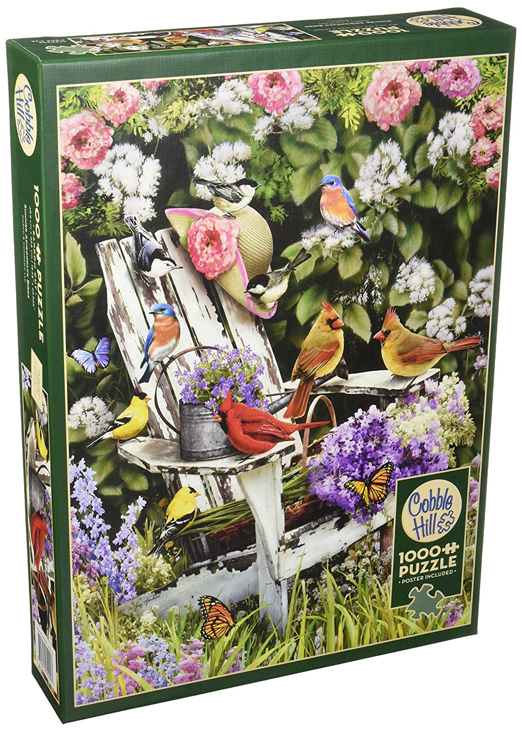 Cobblehill 80090 1000 pc Summer Adirondack Birds Puzzle, Various – TopToy