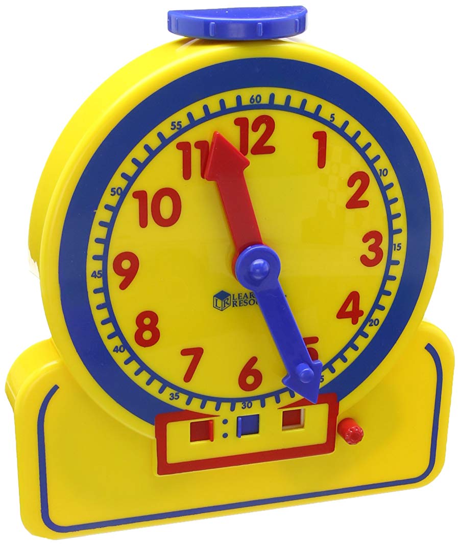 Learning Resources Primary Time Teacher Clock 24Hour TopToy