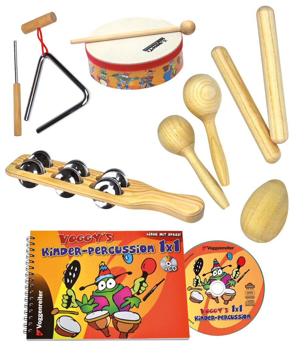 Voggenreiter 0526-6 Voggy'S Children's Percussion Set, Multi-Color