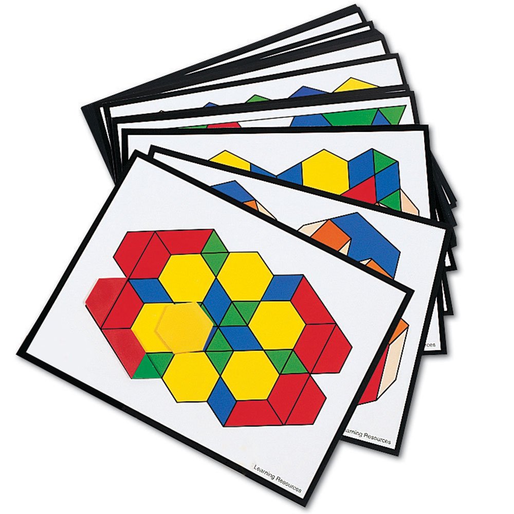 Learning Resources Pattern Block Design Cards – TopToy