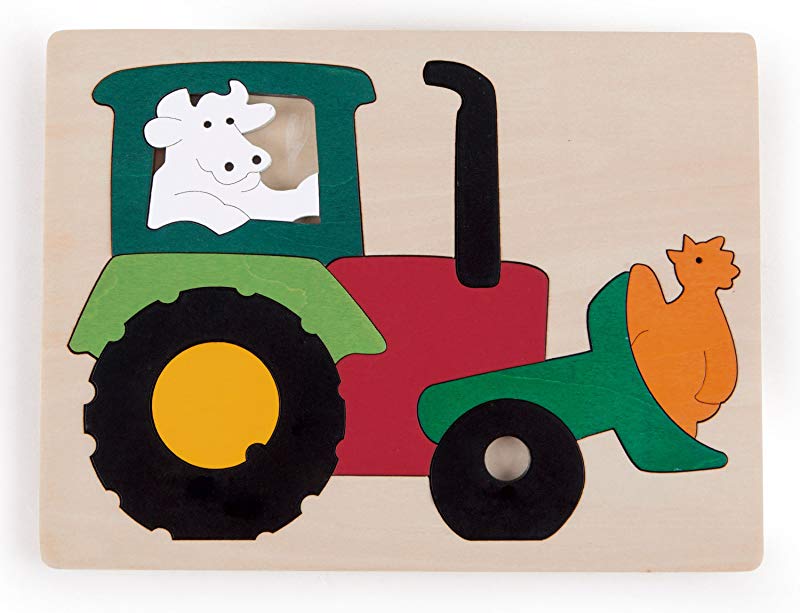 Puzzle 3D A Strati George Luck Con Coccodrilli, 6 Pezzi, Per Bambini Da 3 Anni In Su - 4