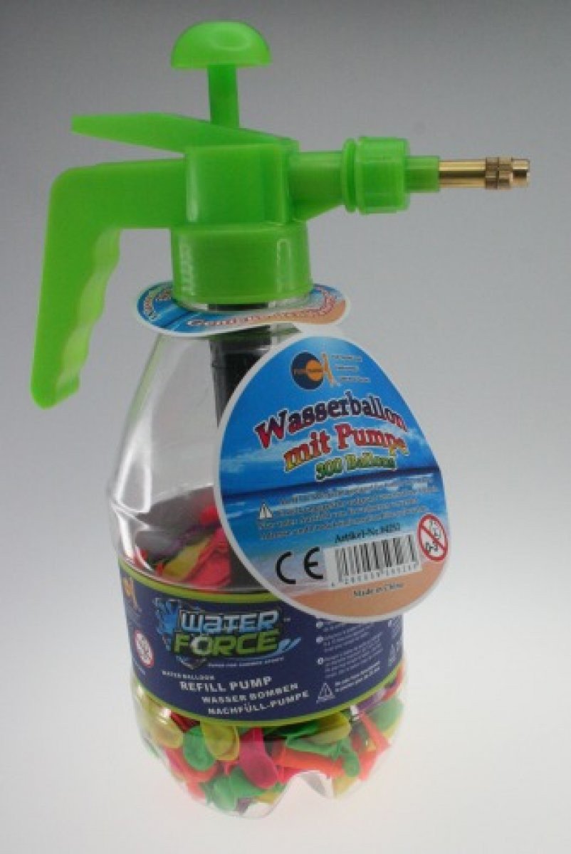 Fun Trading 4252 Water Balloon Pump with 300 Balloons TopToy