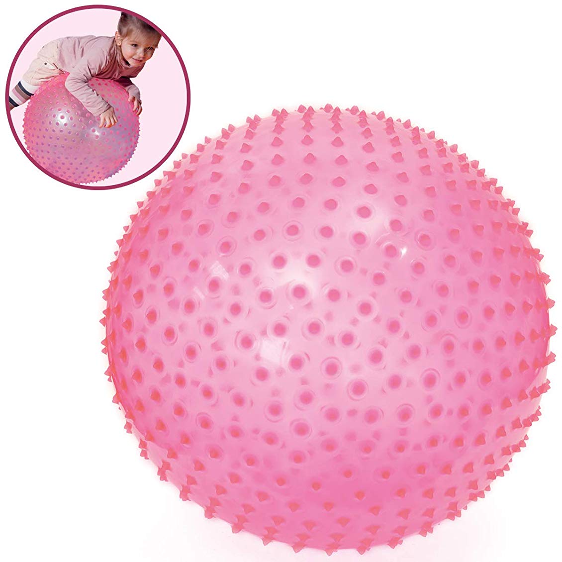 LUDI Exercise Ball (Pink) TopToy