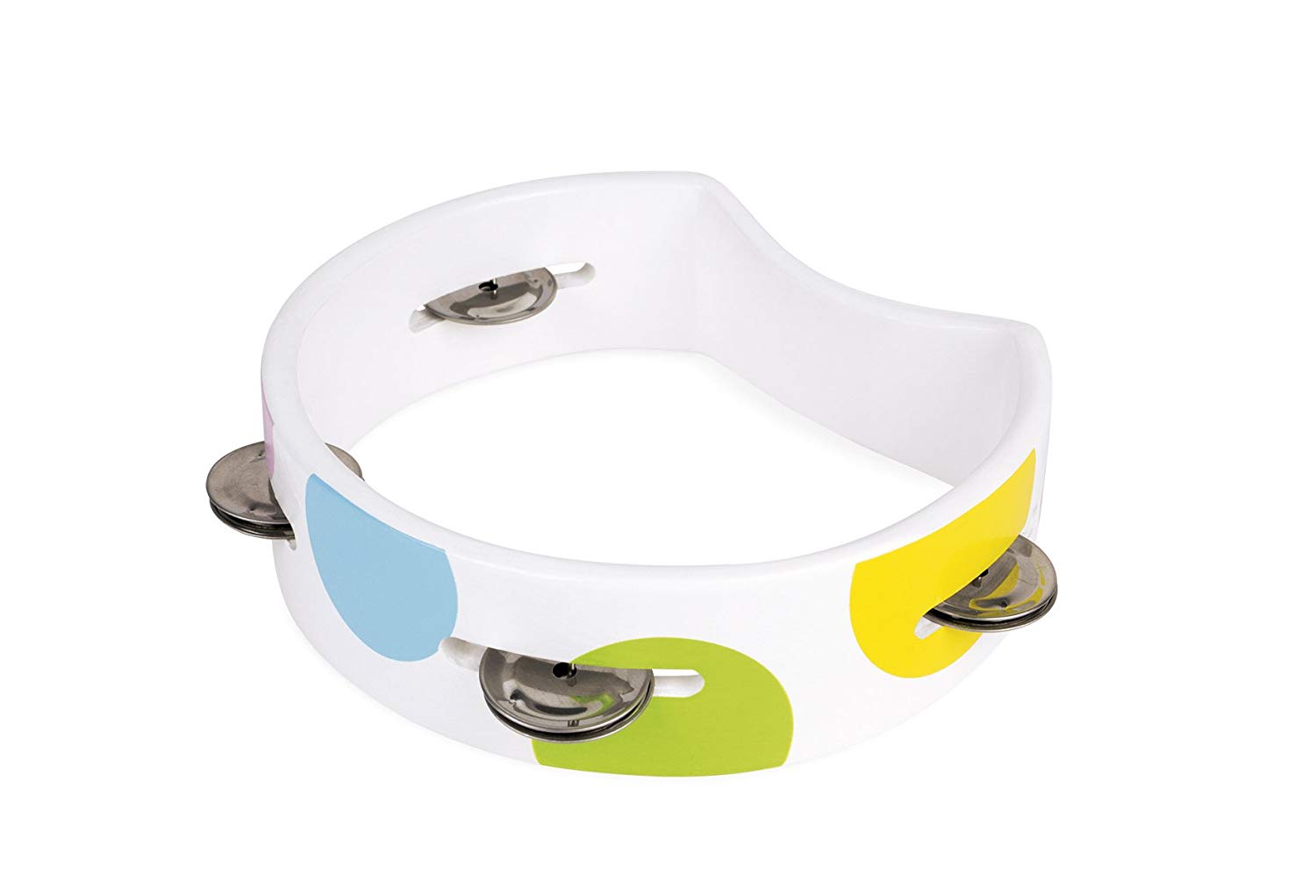 Janod J07635 Confetti Headless Tambourine game, Multicolor TopToy