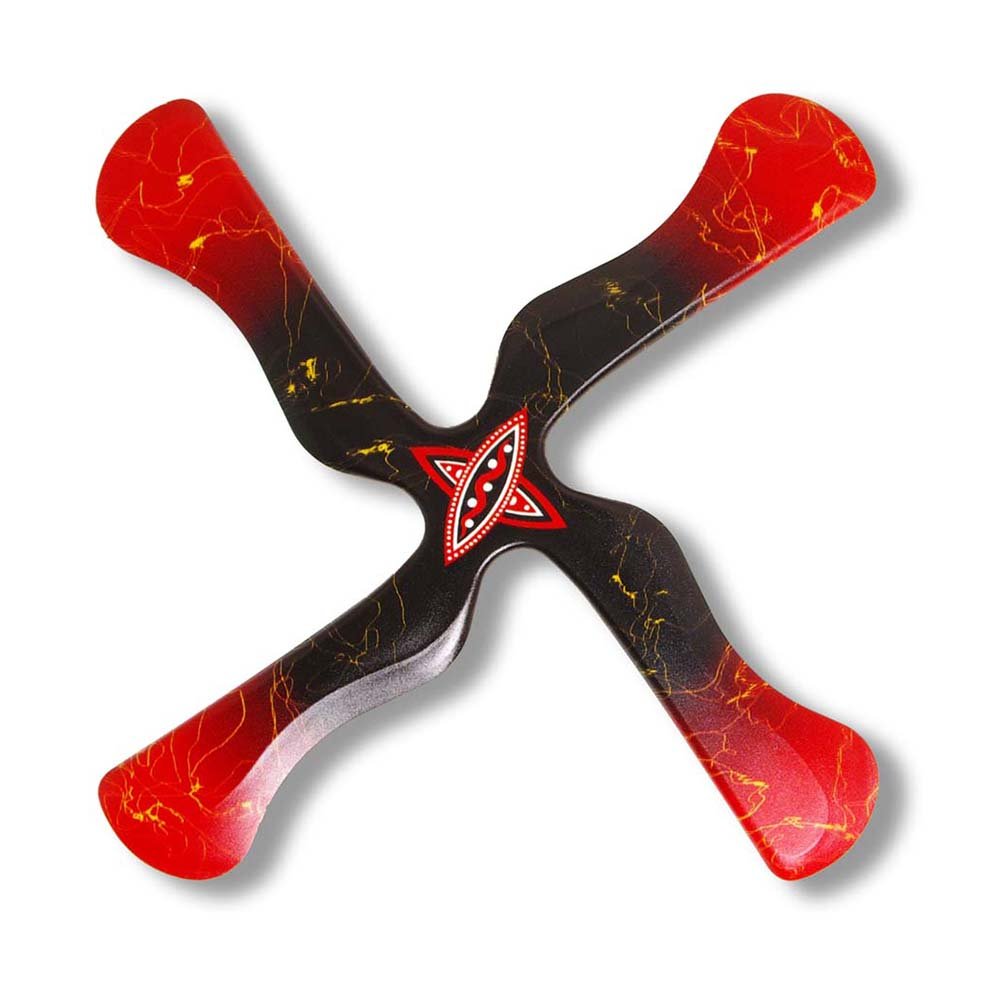 BoomerangFan BoomerangFanXFLYL 23.5 cm X Left Handed Boomerang TopToy