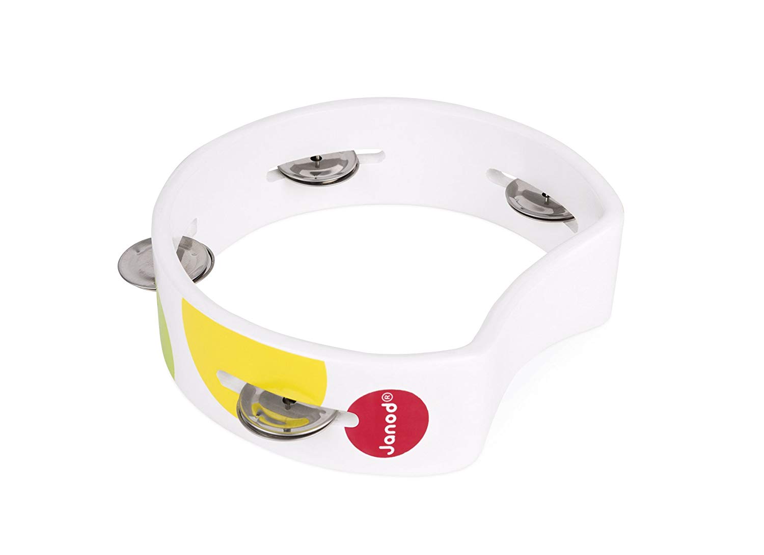 Janod J07635 Confetti Headless Tambourine game, Multicolor TopToy
