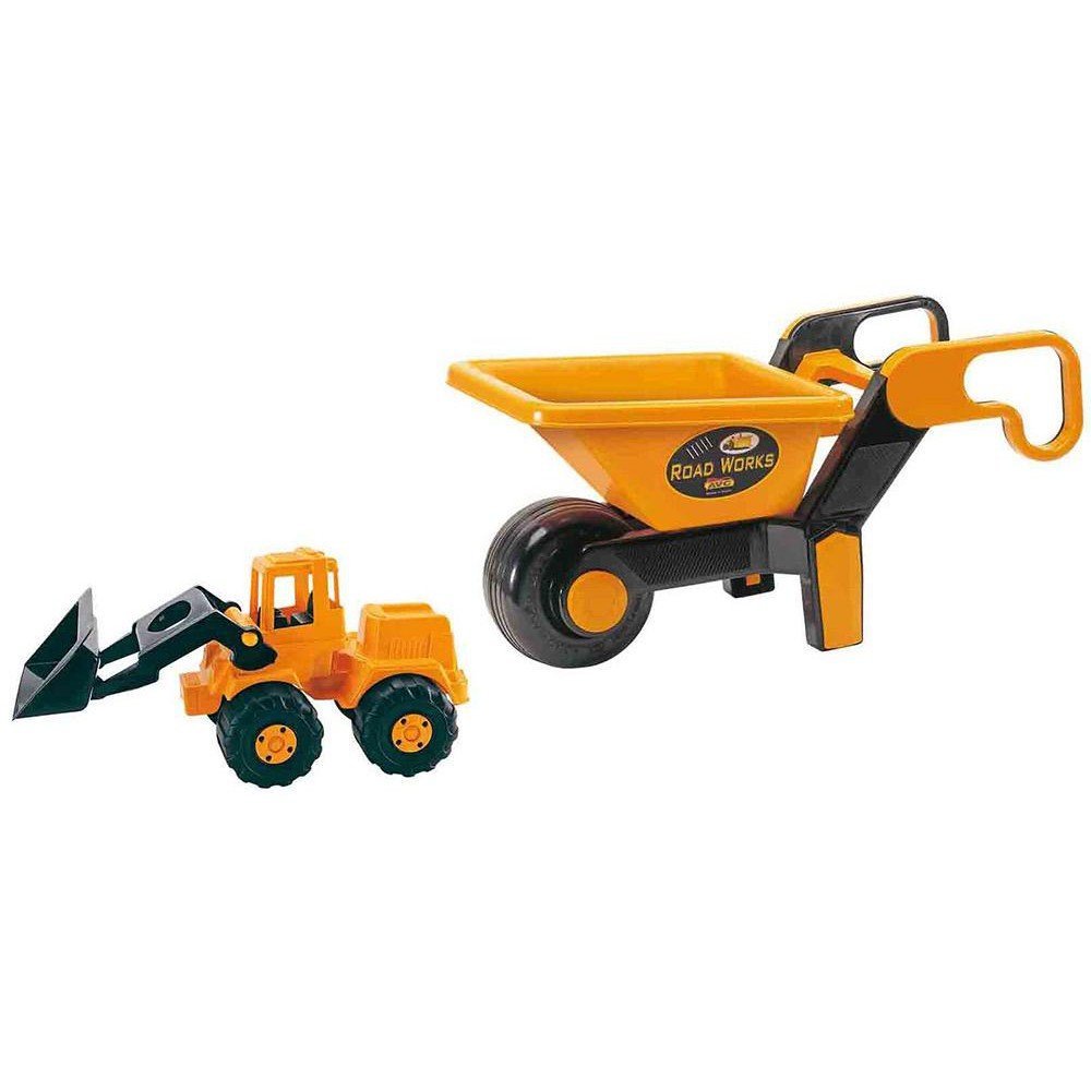 AVC Wheelbarrow with Excavator (13094) TopToy