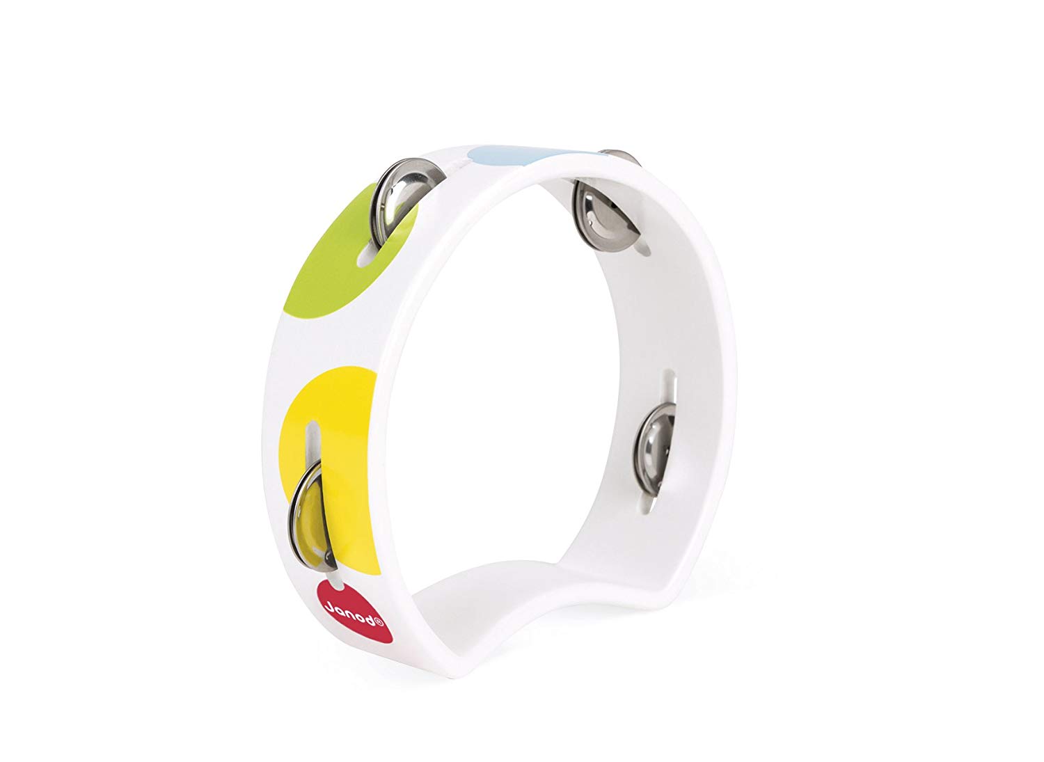 Janod J07635 Confetti Headless Tambourine game, Multicolor TopToy
