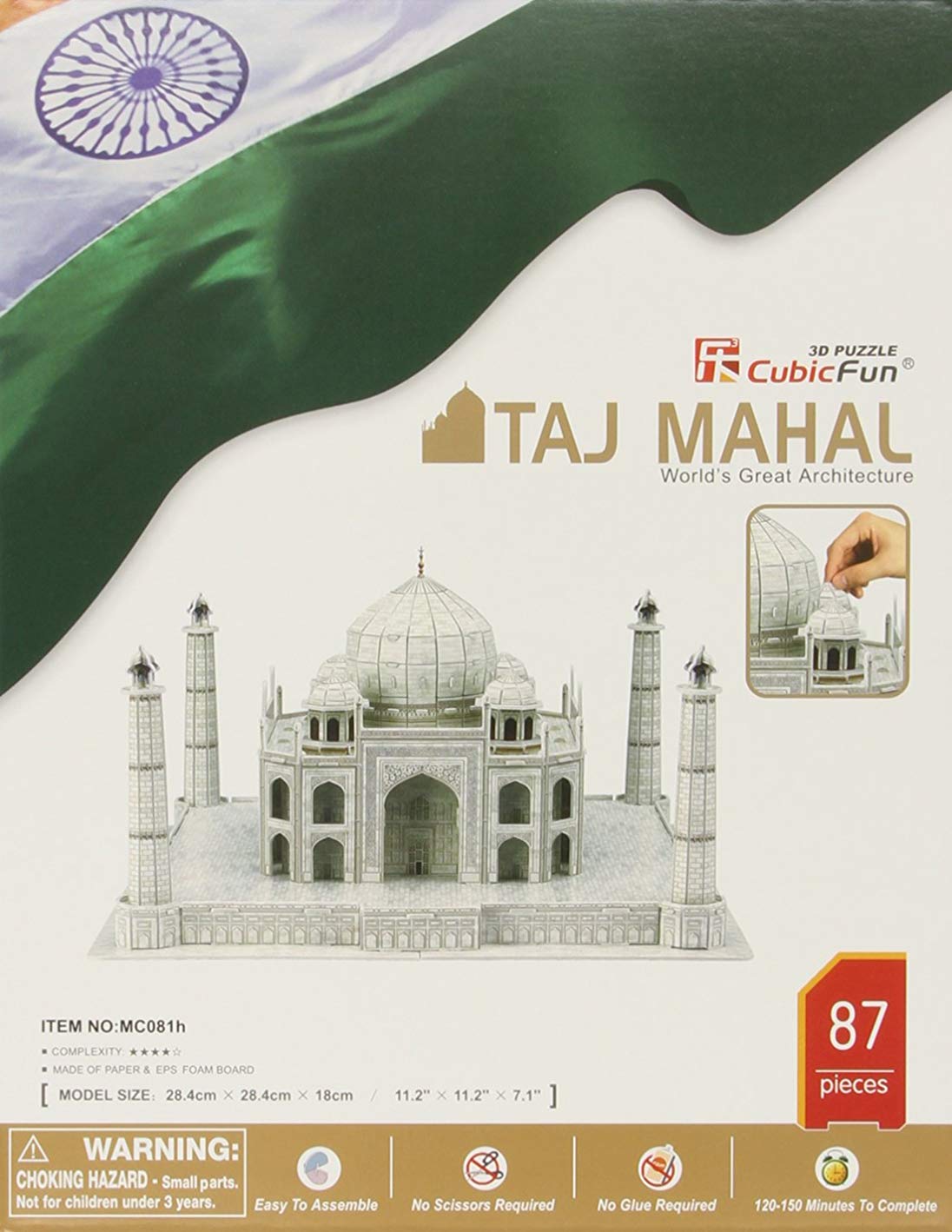 Taj Mahal 3D Puzzle with Book – TopToy