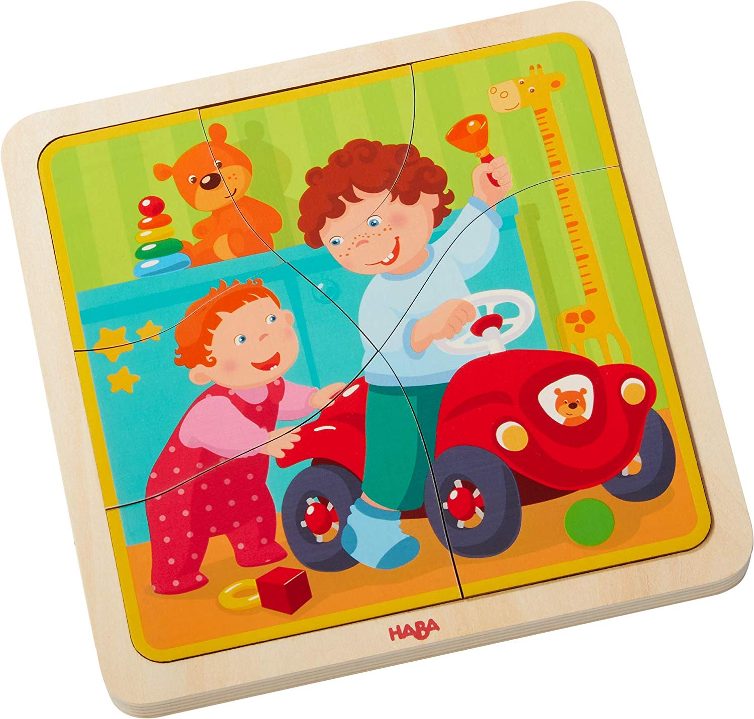 HABA Wooden puzzle My life wooden puzzles for 3 years olds 303680