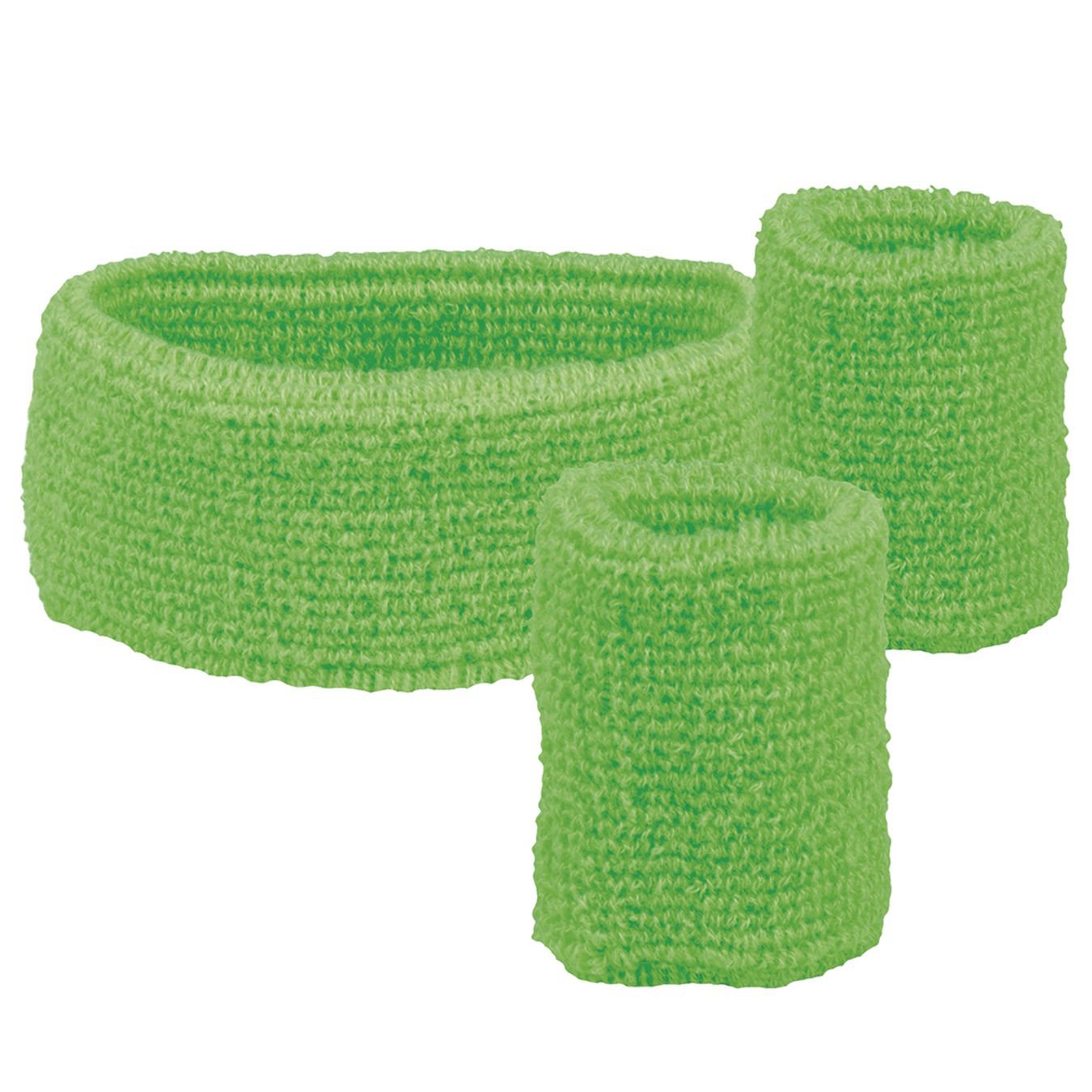 Boland 01894&nbsp;Sweat Band and Cuffs, Green, One Size