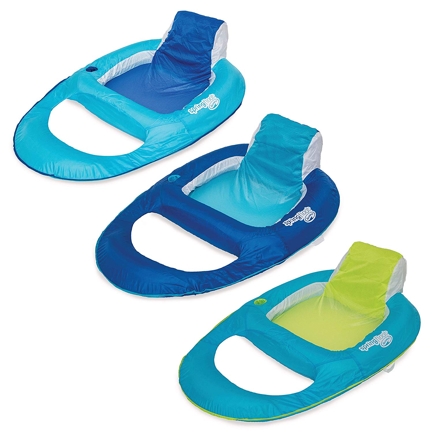 swimways spring float recliner with canopy