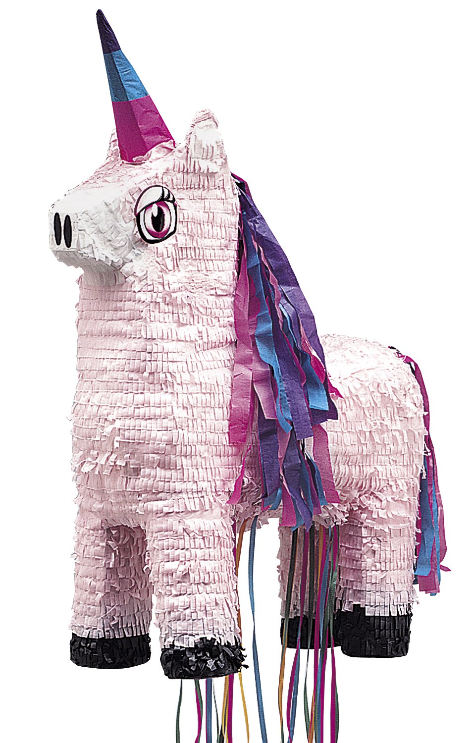 Unique Party 66014 - Unicorn Pinata, Pull String