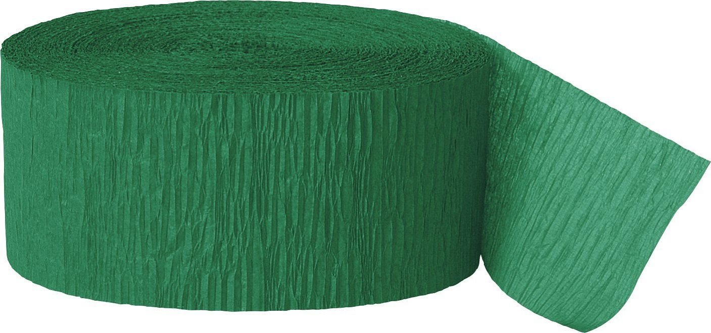 Unique Party 6357 24m Emerald Green Crepe Paper Party Streamer TopToy