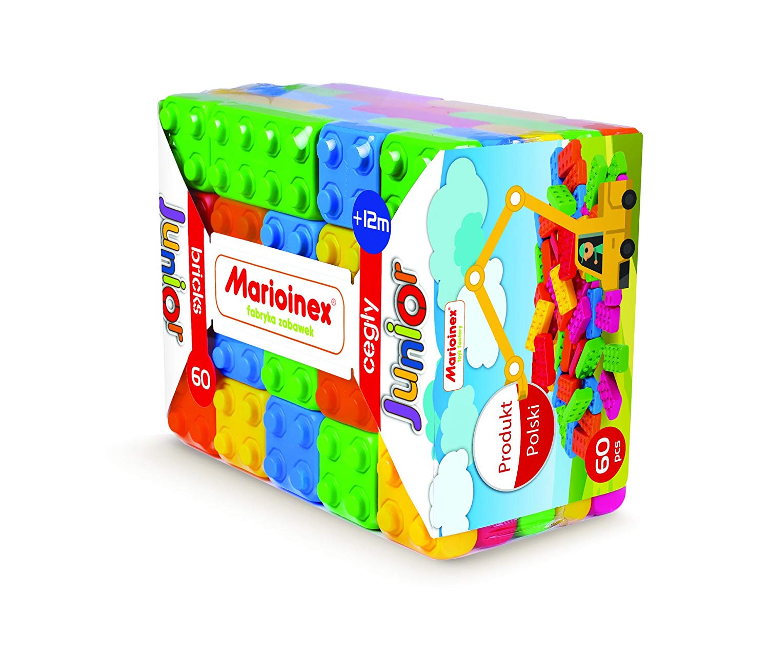 Marioinex Junior Bricks Building Block (60-Piece) – TopToy