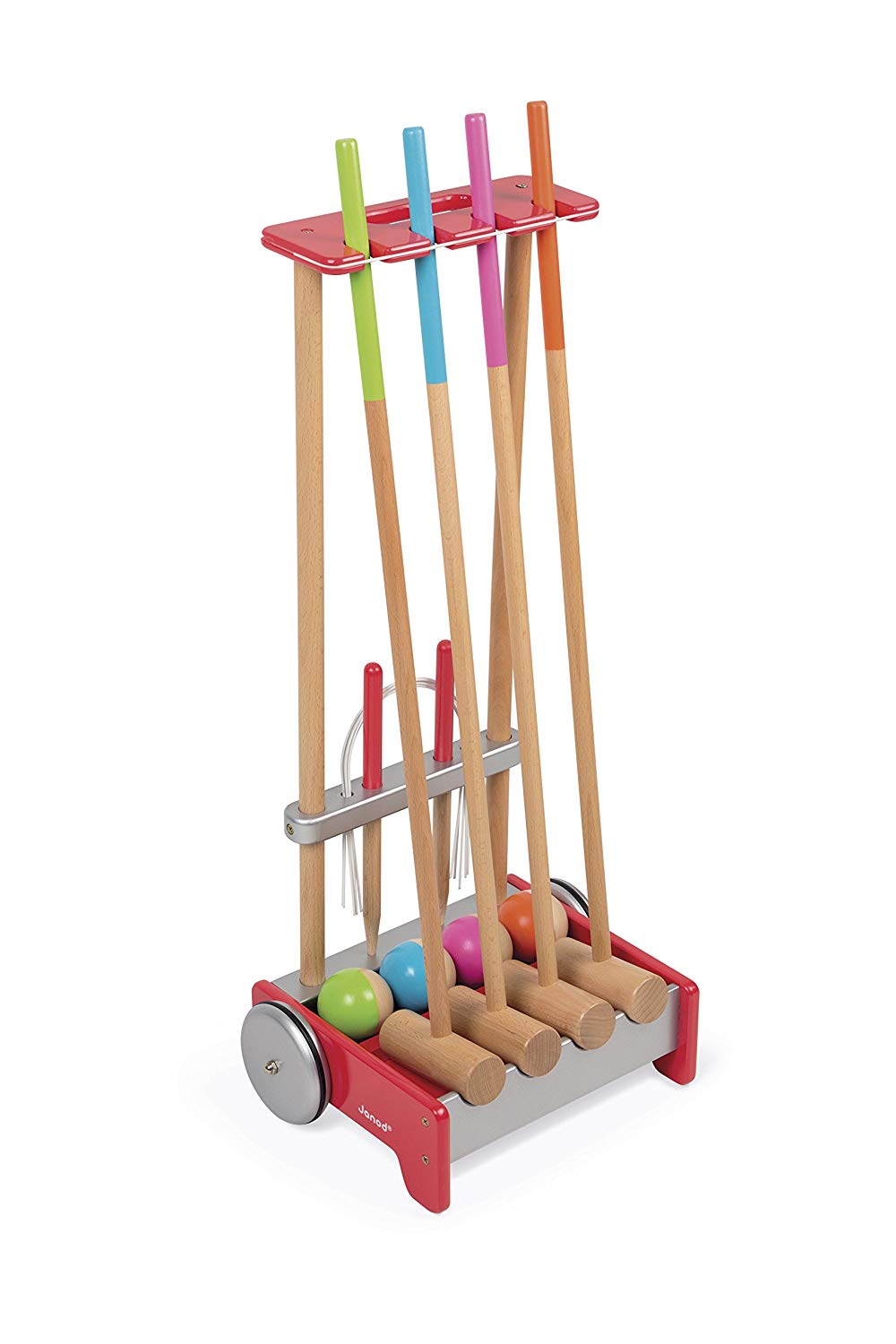 Janod J03211 Family Croquet Trolley Game TopToy
