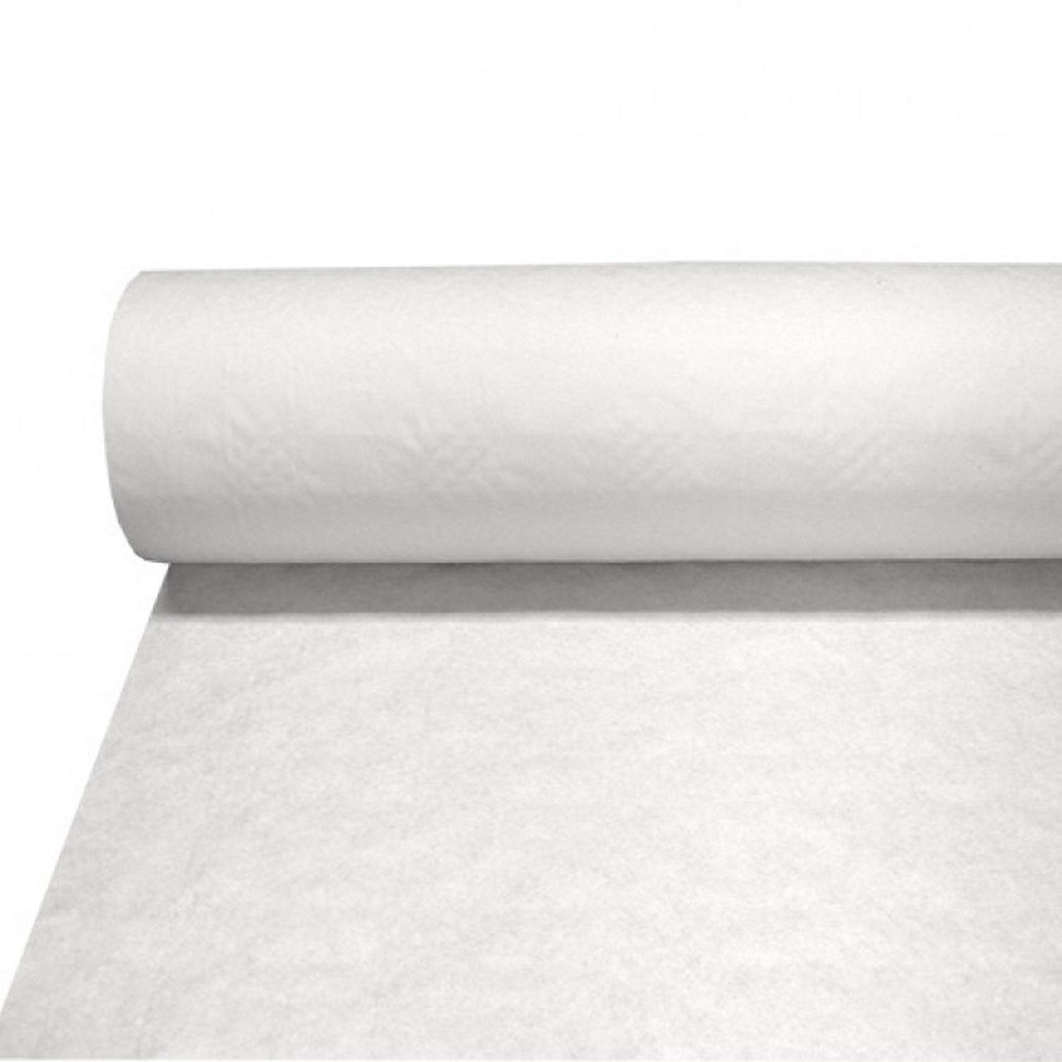 UDL White Damask Banqueting Roll Table Cover TopToy