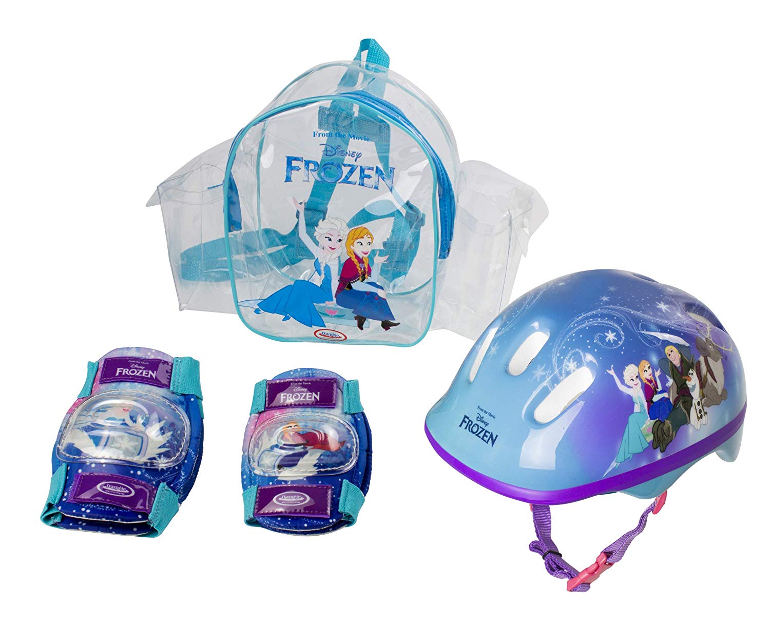 disney frozen pads elbow and knee guards plus helmet