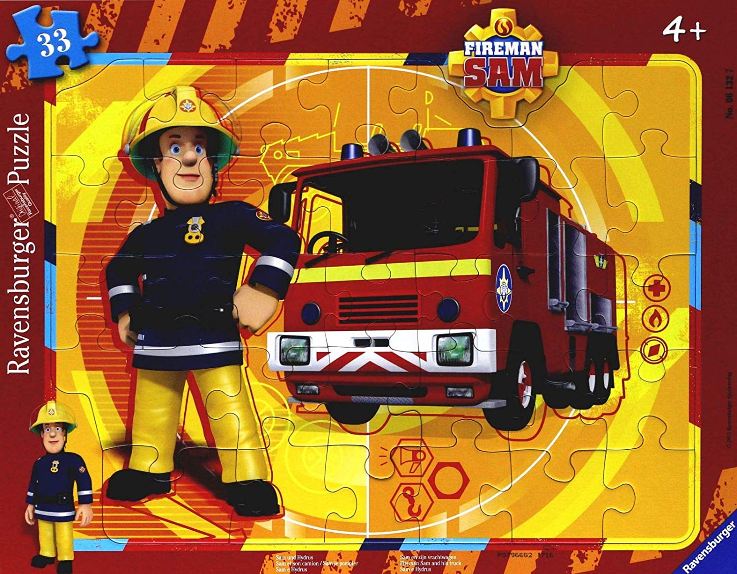 fireman sam wooden puzzle