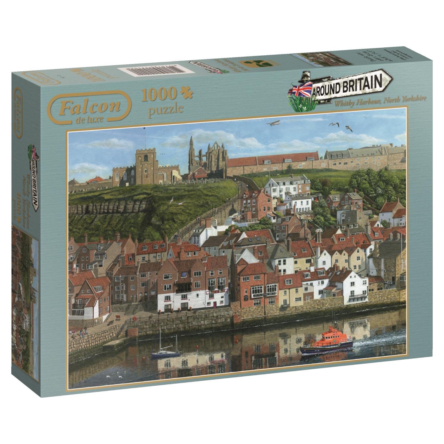 Around Britain Whitby Harbour Jigsaw Puzzle (1000Piece) TopToy