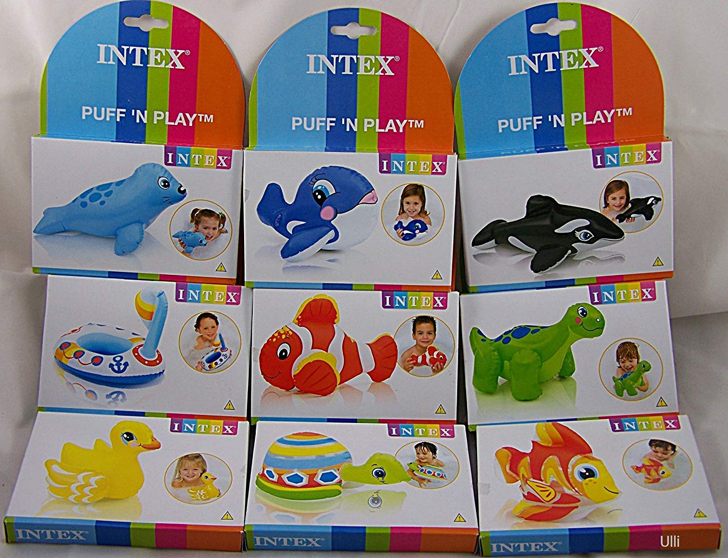 Assorted* Gift for Kid's R Details about   Intex Puff 'N Play Water Bath & Pool Toys Kids Fun 