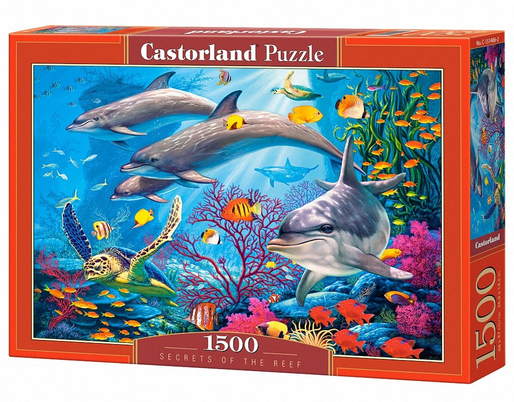 Castorland C-151486 Hobby Panoramic Secrets of The Reef Jigsaw Puzzle ...