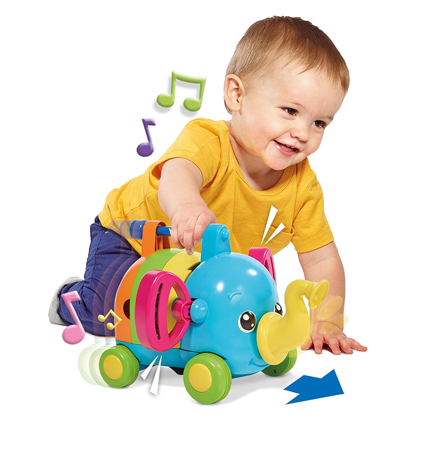 Tomy Toomies Jumbo’s Jamboree Elephant Shape Sorter, Baby Musical Toy 