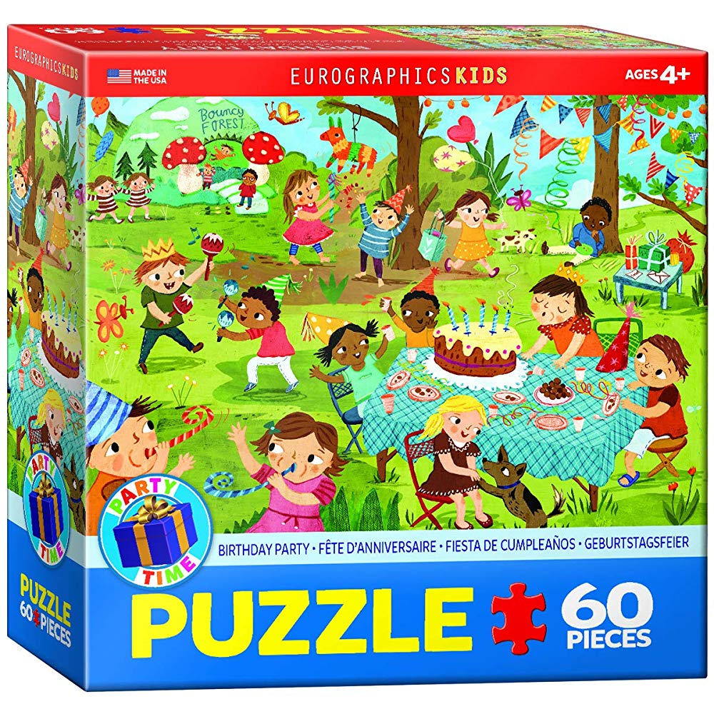 EuroGraphics Birthday Party MO Puzzle (60 Pieces) – TopToy