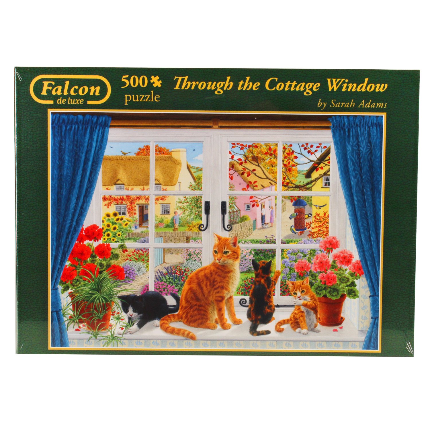 Falcon de Luxe – Through the Cottage Window Jigsaw Puzzle (500 Pieces ...