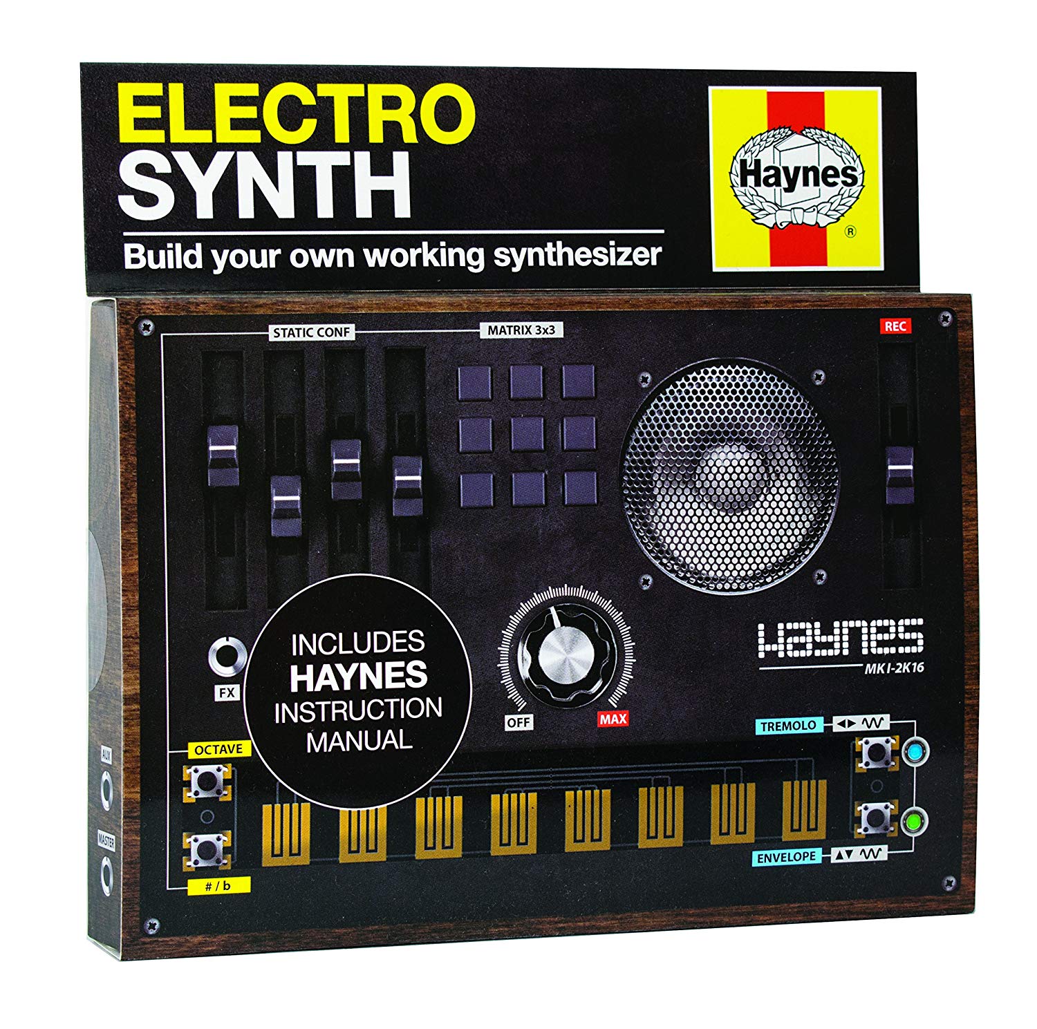 Haynes Hes5341 Electro Synth Construction Kit Black Toptoy