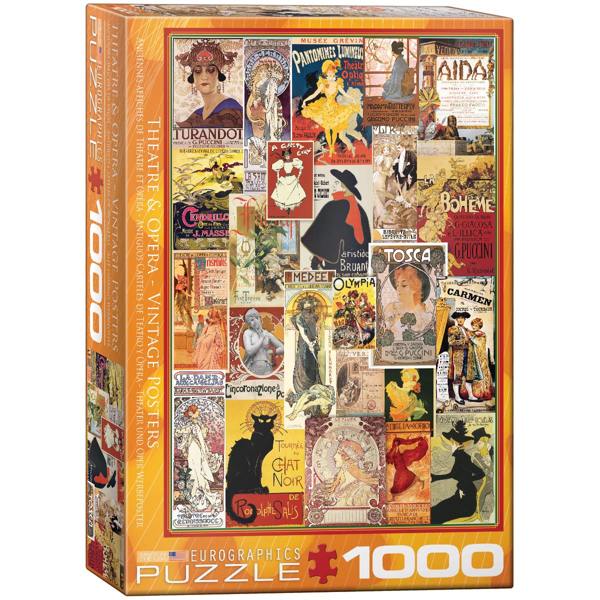 Eurographics 6000-0935 "Opera Theatre Vintage Collage ...