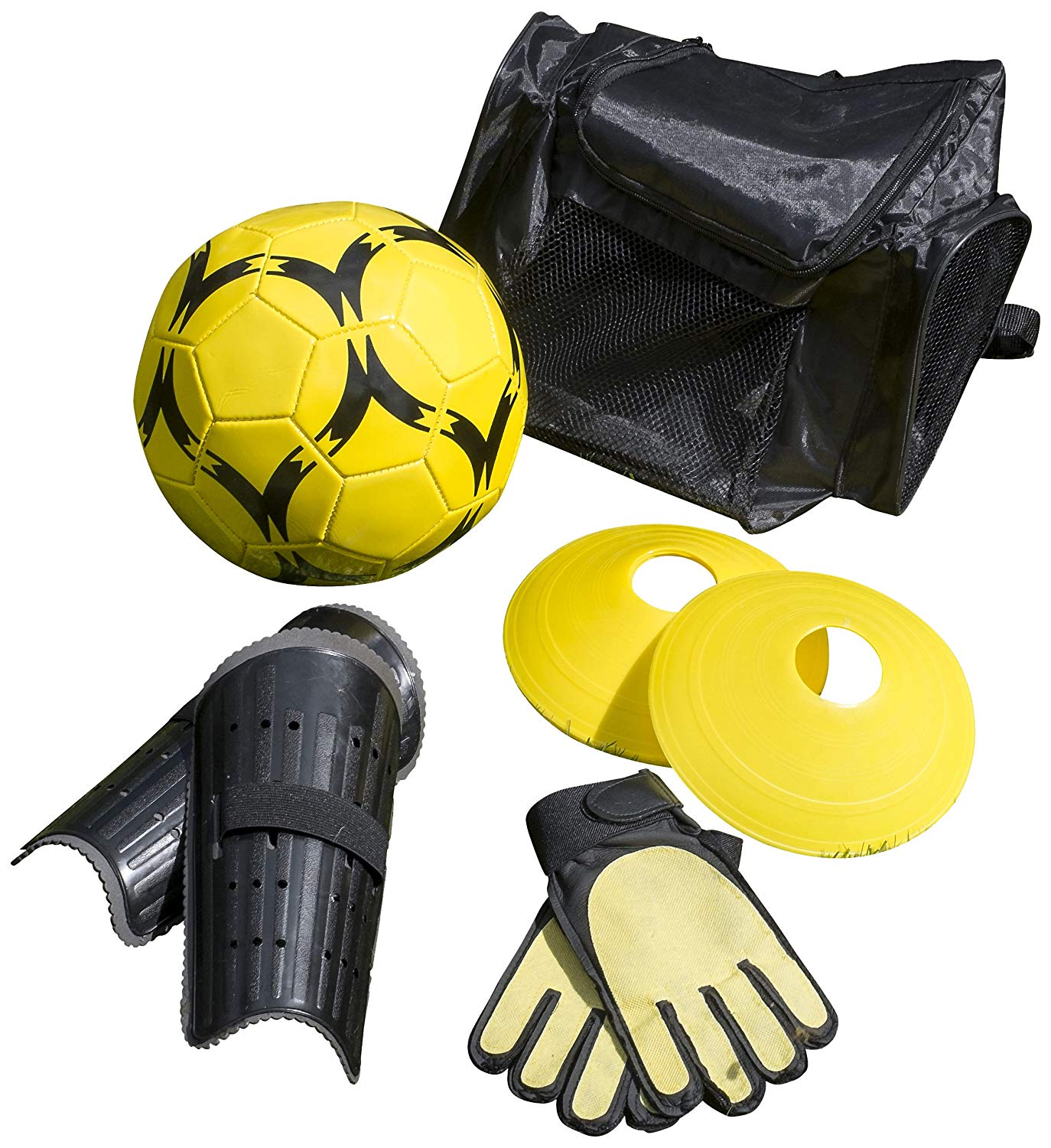 Traditional Garden Games Football Training Set and Backpack TopToy
