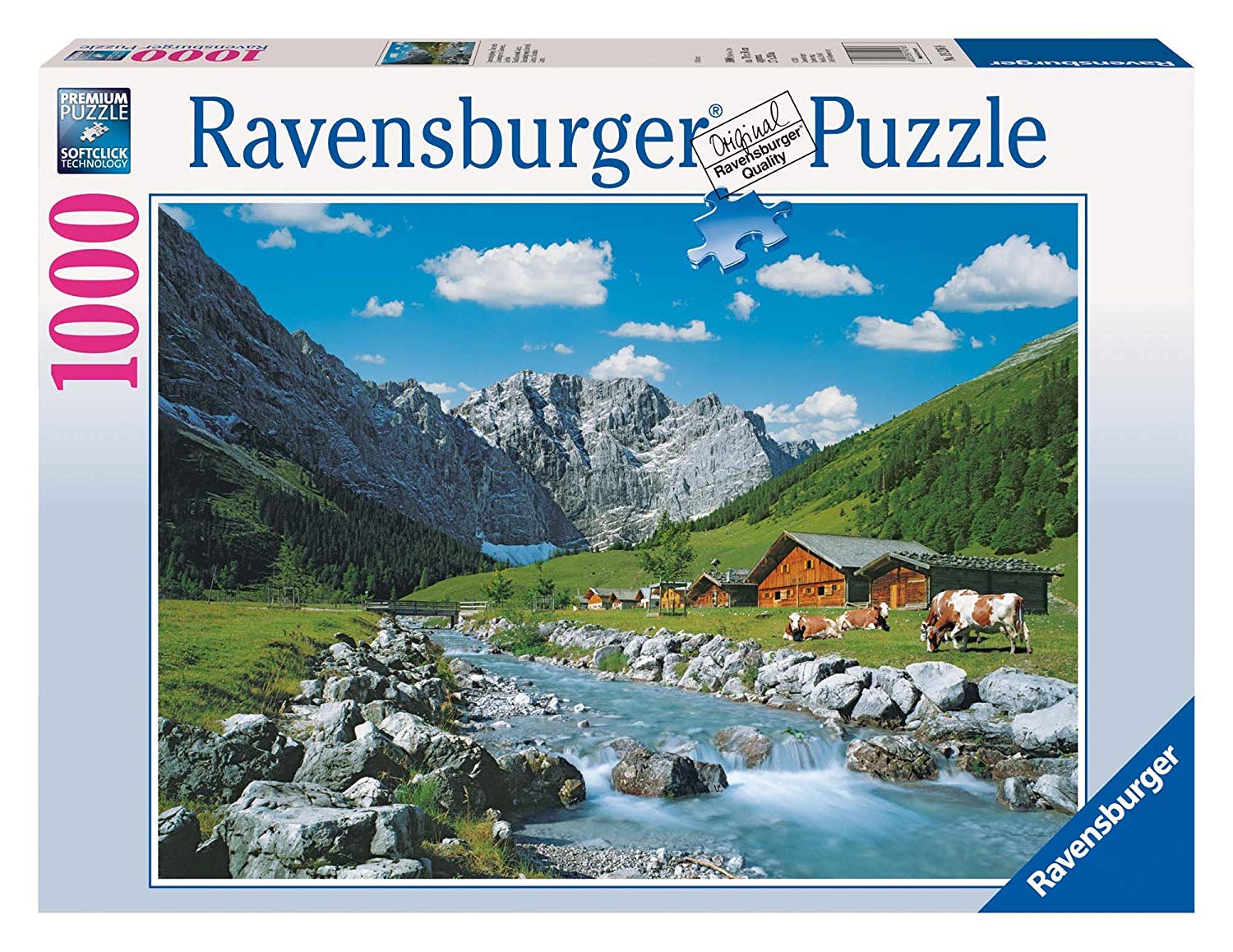 Ravensburger 1000 piece jigsaw puzzle Karwendel Mountains, Austria