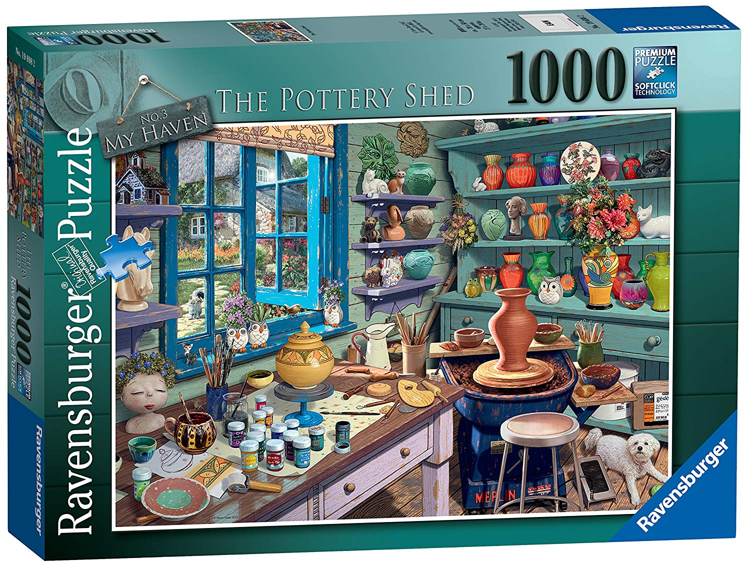 Ravensburger My Haven No 3. The Pottery Shed 1000pc Jigsaw Puzzle TopToy