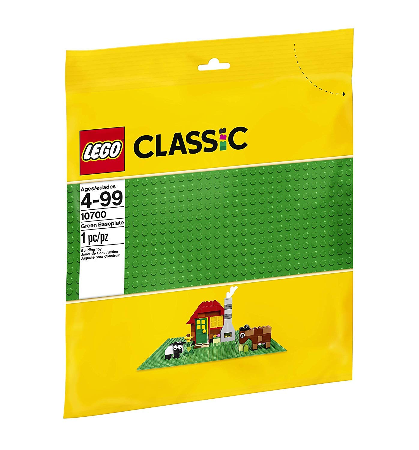 Green LEGO 10700 Classic Base Extra Large Building Plate 10 x 10 Inch Platform