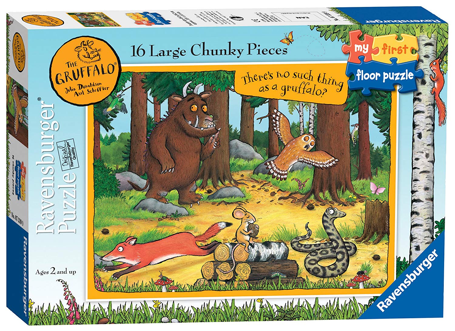 My First Floor Puzzle The Gruffalo 16 Piece Jigsaw Puzzles For Toddlers Age 24 