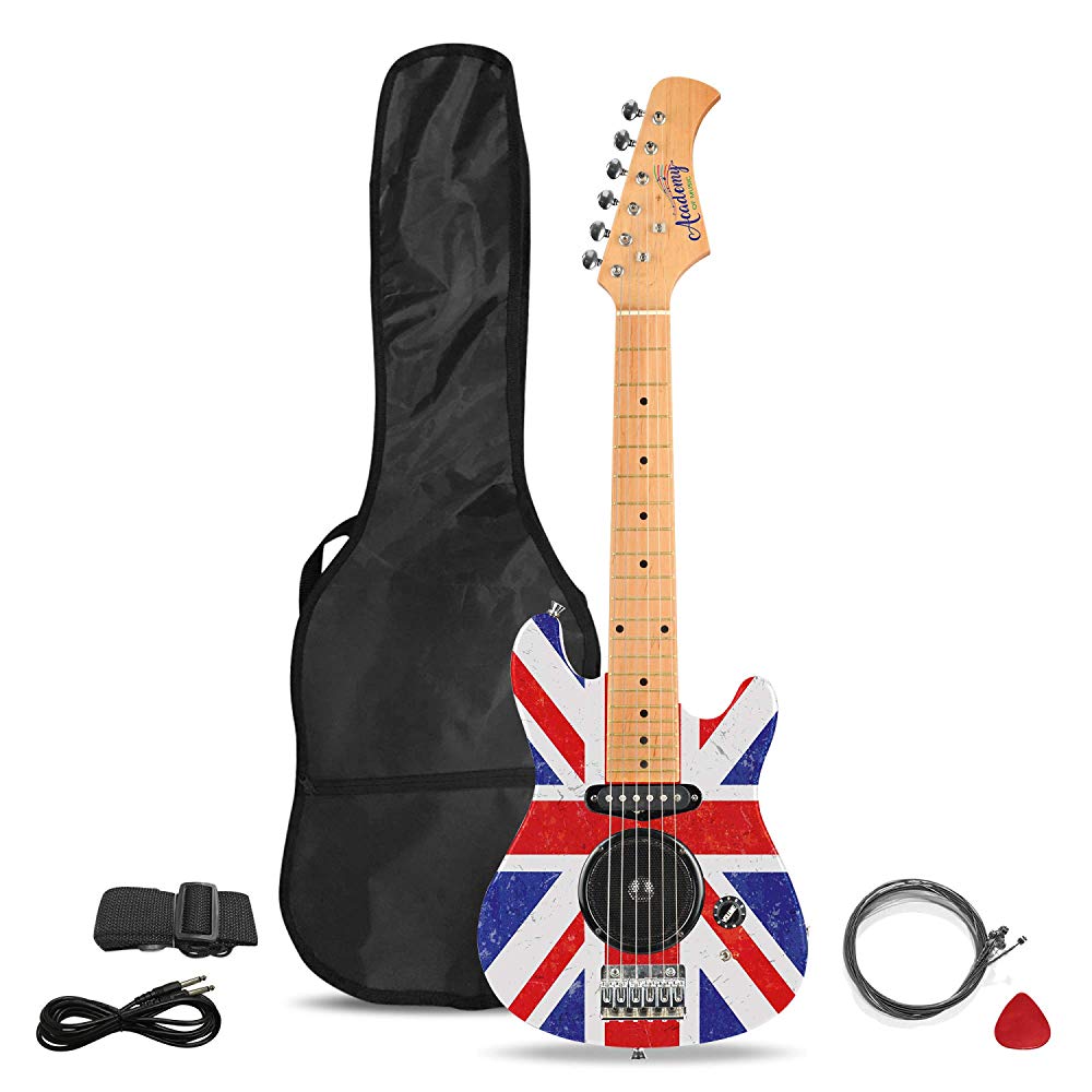 Academy of Music TY6016C Kids Electric Guitar Starter Set for Beginners with Amp 