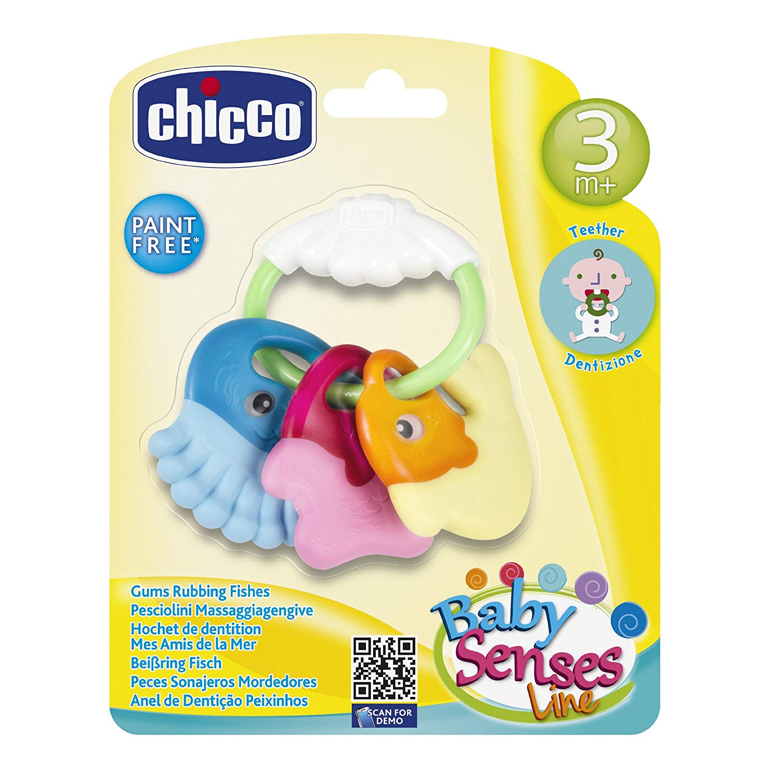 Chicco Baby Senses Fish Rattle Teether – TopToy