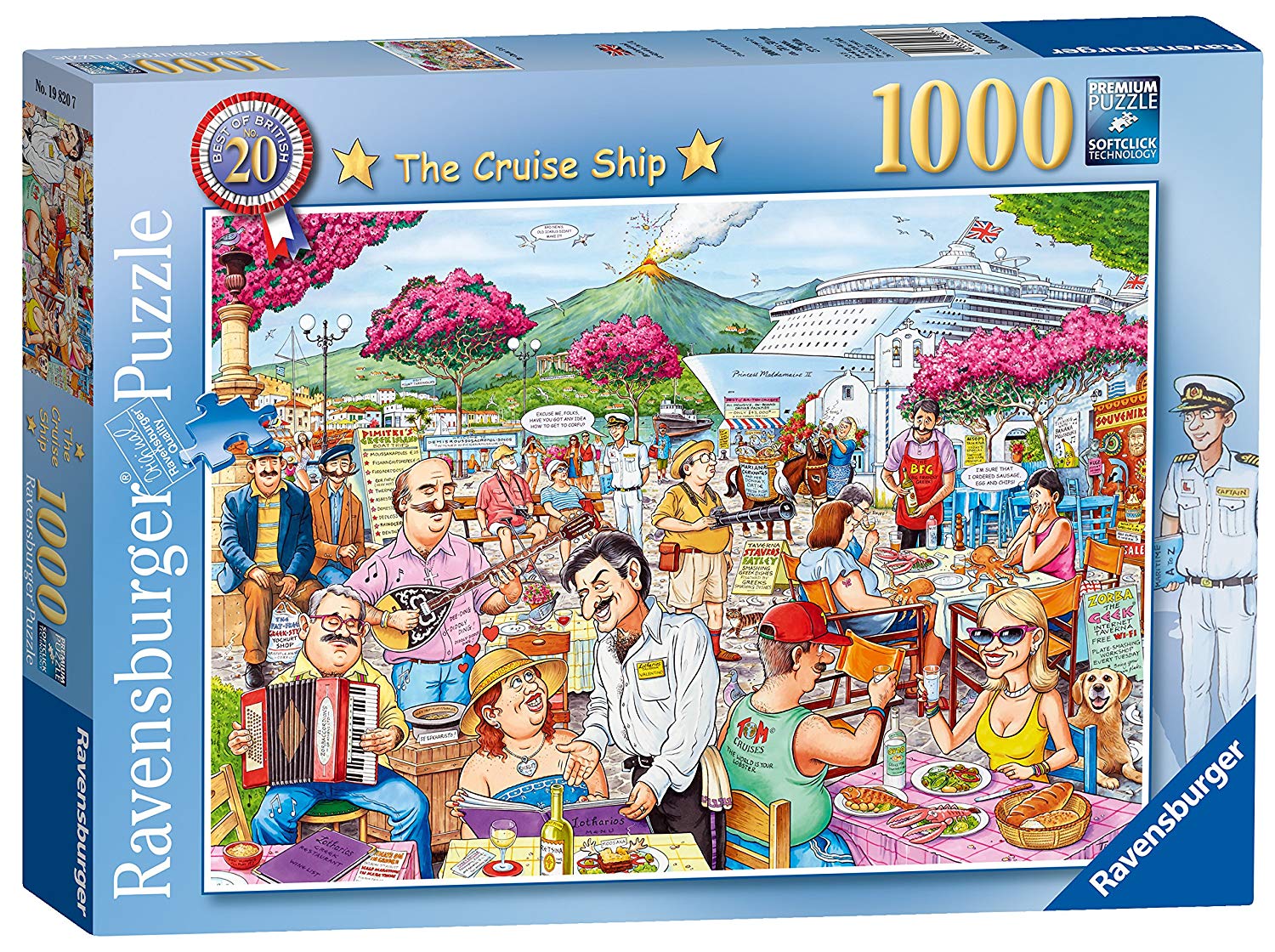 Ravensburger Best Of British No 20 The Cruise Ship 1000pc Jigsaw ravensburger-best-of-british-no-20-the-cruise-ship-1000pc-jigsaw