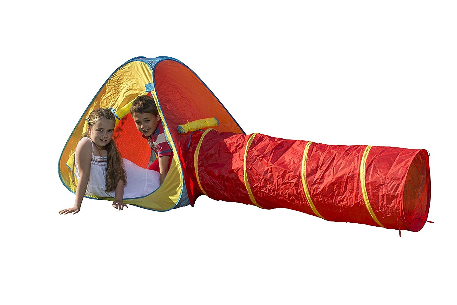 Traditional Garden Games PopUp Pyramid Adventure Play Tent and Tunnel