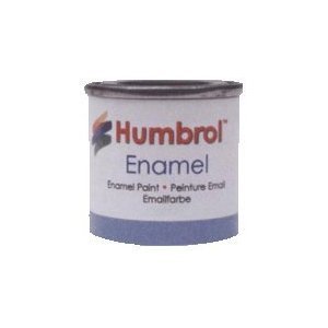Vernice Smalto Humbrol AA0237 No. 21 - 14ml, Nero Lucido Per Modellismo