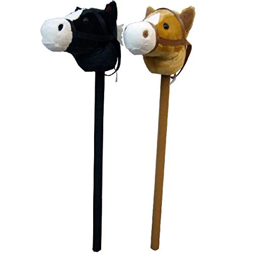 Plush Hobby Horse with Sound in 2 Assorted Colours TopToy