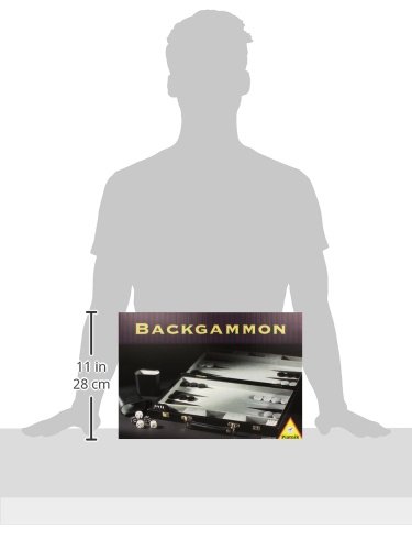 Piatnik 6345 Back Gammon juego en caso