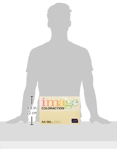 Coloraction Antalis 838A 160S 50 Copy Paper DIN A4 Dune Cream 160 g/m2 - Image 3