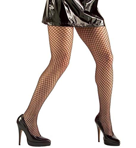 xL Black Wide Fishnet Pantyhose Accessory Extra Large for Lingerie Fancy Dress - Image 3