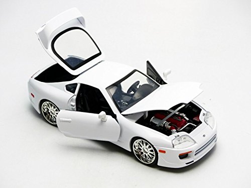 Fast & Furious 7 1995 Toyota Supra White Jada Toys 97375 1/24