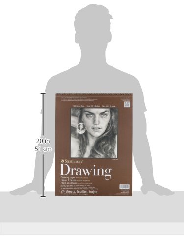 Pro-Art Strathmore Medium Drawing Spiral Paper Pad 11 x 14-inch, 24 Sheets - Image 3
